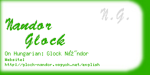 nandor glock business card